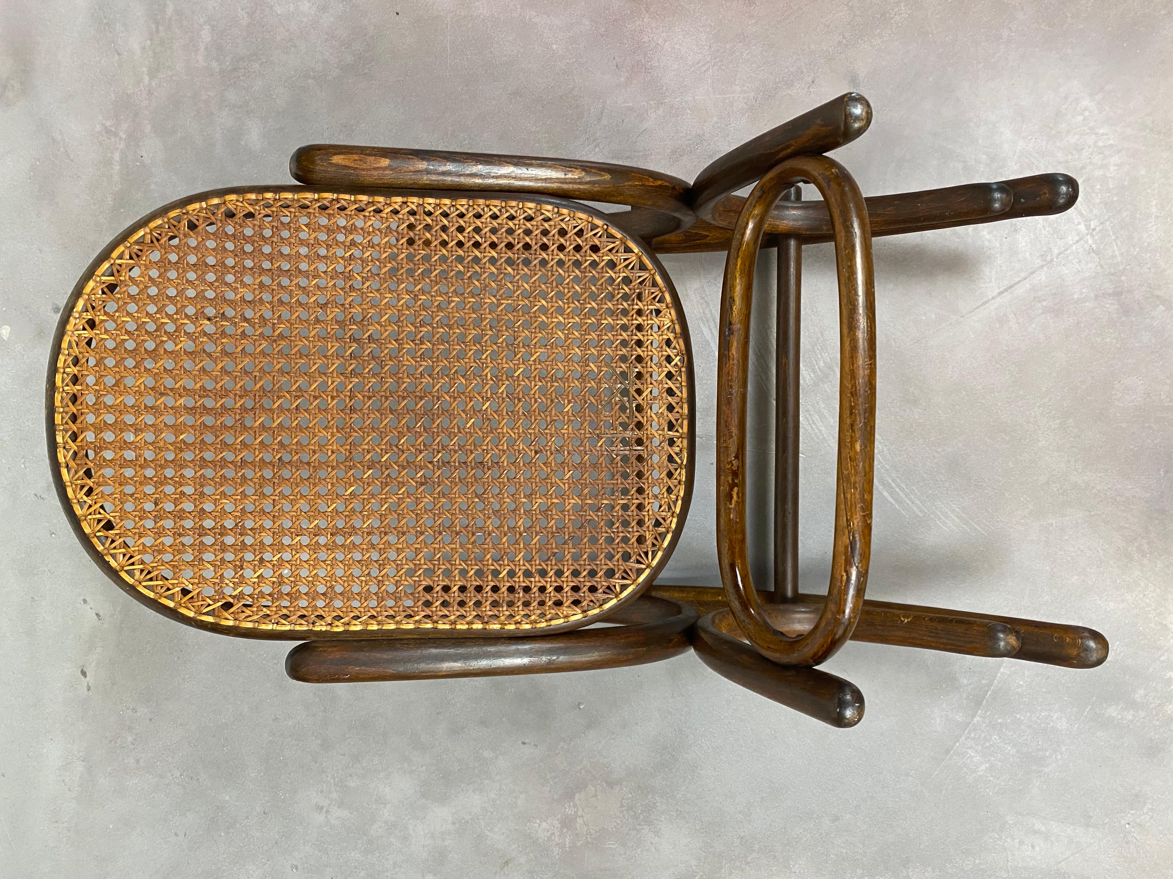 Early 20th Century Thonet Rocking Footrest For Sale