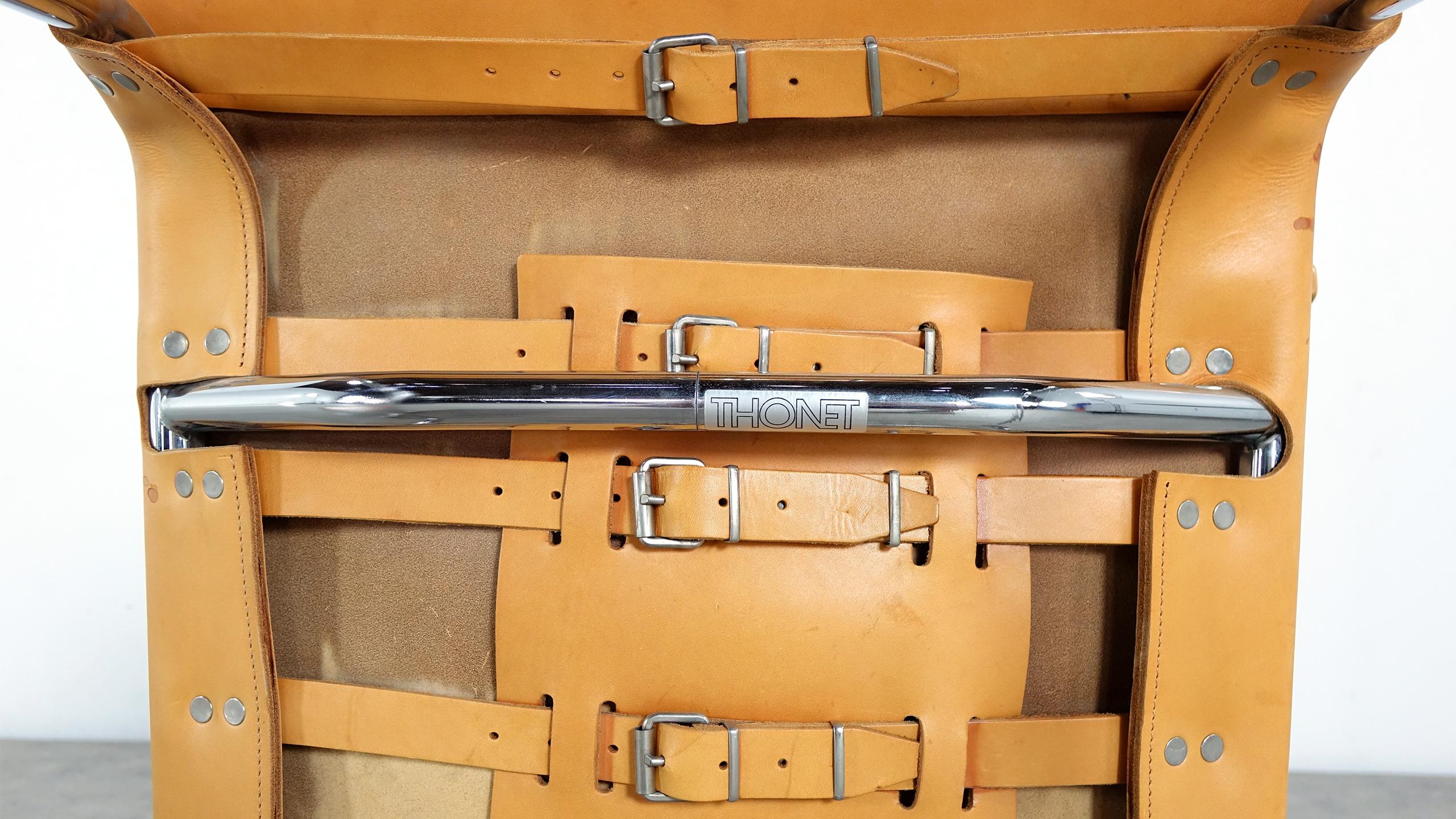 Thonet S 35 L &  S 35 H Design Marcel Breuer Lounge Chair and Ottoman In Good Condition In Munster, NRW