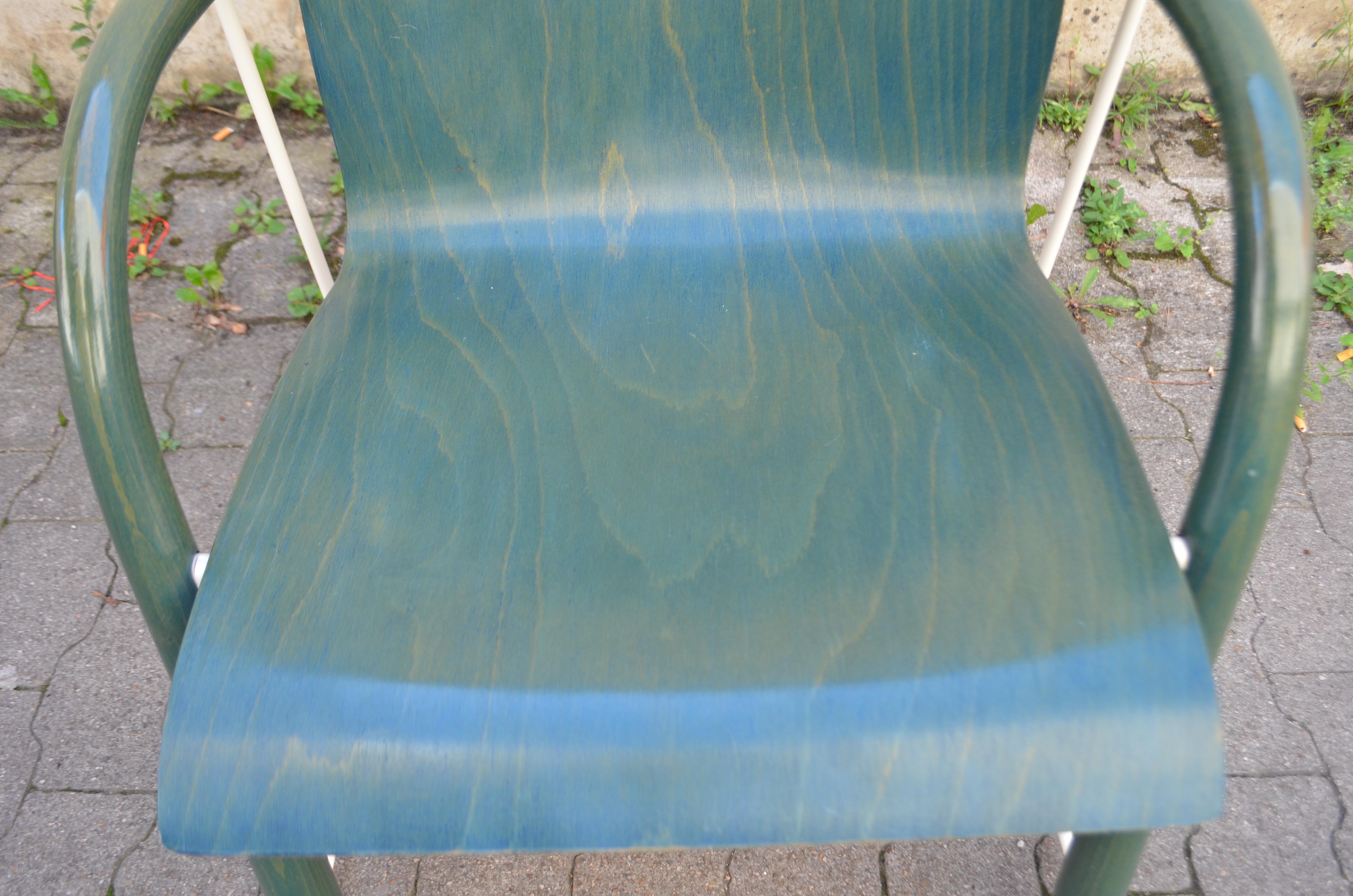 Thonet S320 green Chair Ulrich Boehme & Wulf Schneider For Sale 7