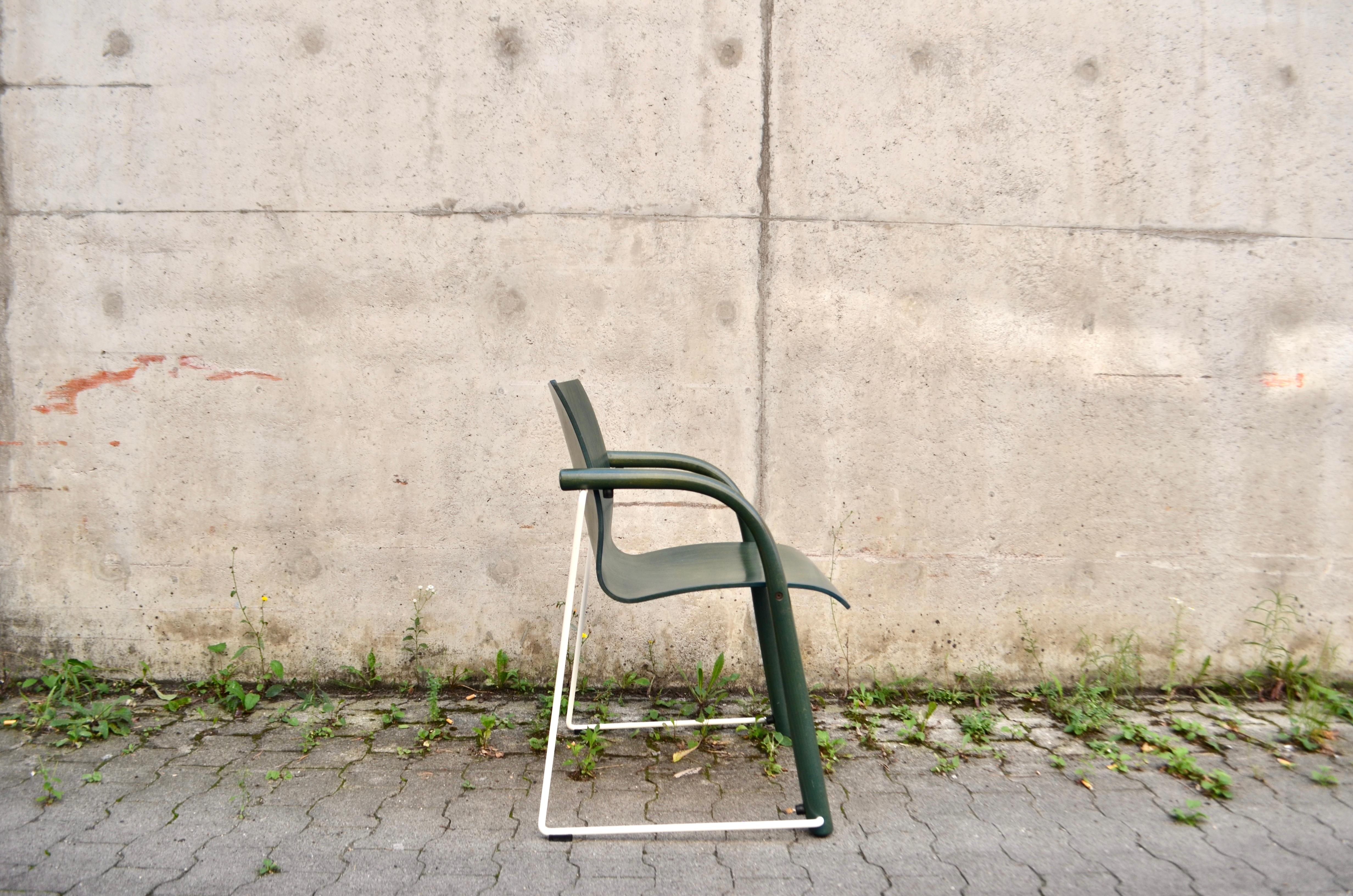 Modern Thonet S320 green Chair Ulrich Boehme & Wulf Schneider For Sale