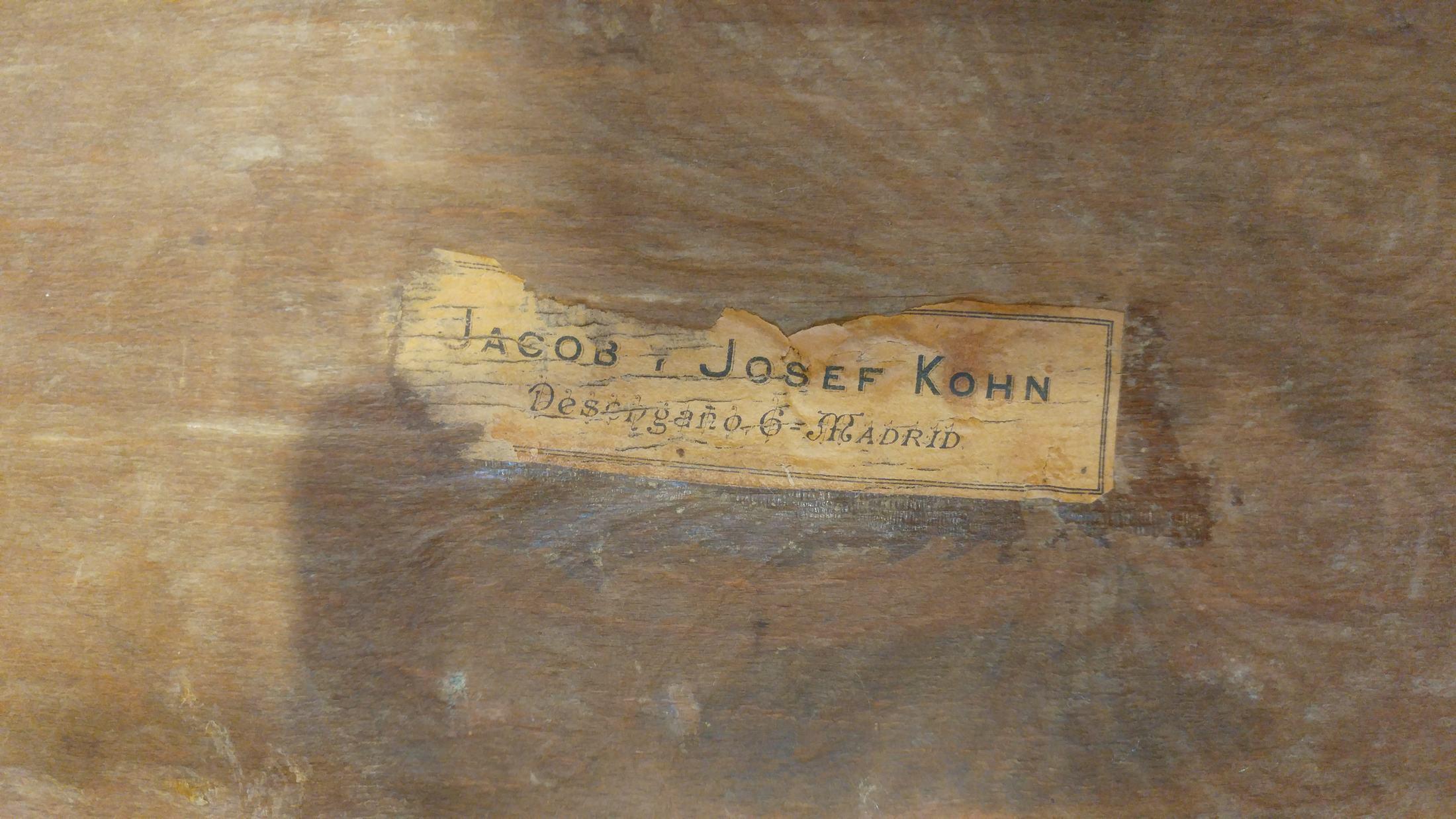 Thonet-Sitz von Jakob Et Josef Kohn Wien (Handgefertigt) im Angebot