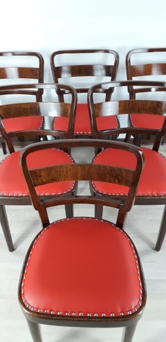 Thonet, Sedie Da Pranzo Art Déco Esclusive, 1940