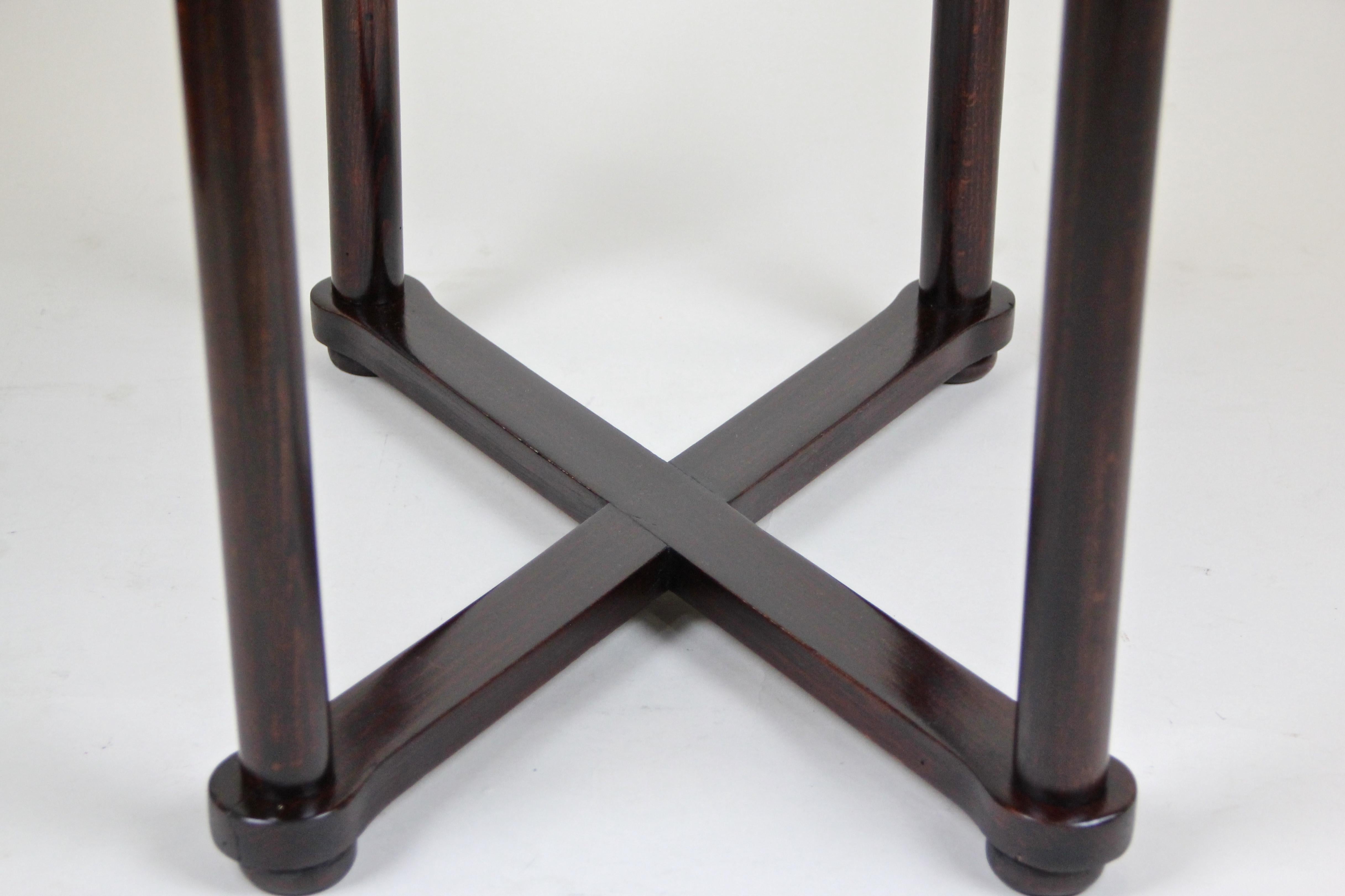 Thonet Side Table Design Josef Hoffmann Art Nouveau, Austria, circa 1910 3