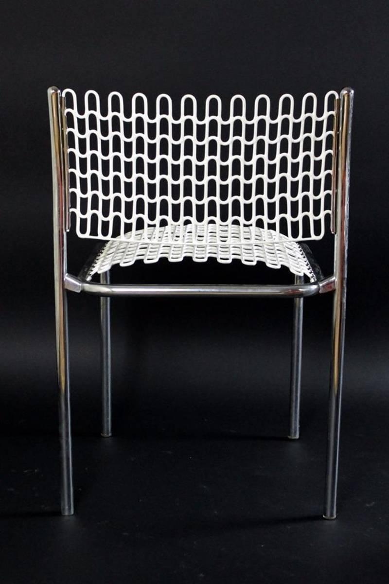 Late 20th Century Thonet Sof Tech Side Chair by David Rowland, 1979 For Sale