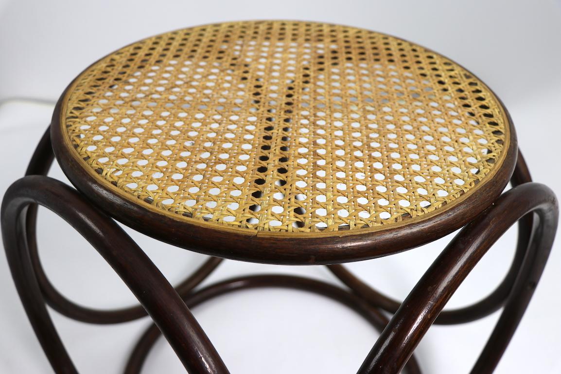 Vienna Secession Thonet Stool Side or End Table