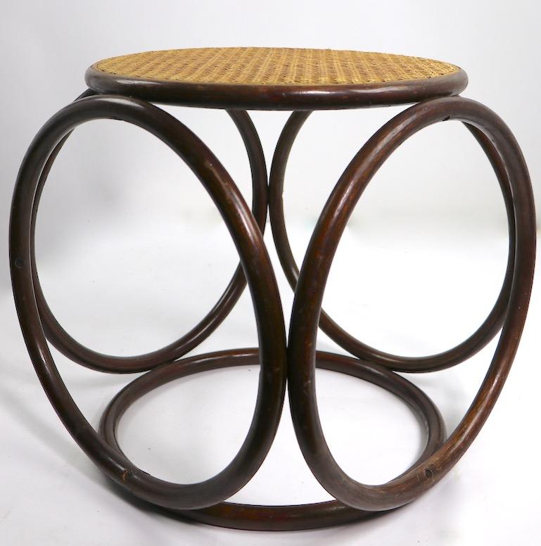 20th Century Thonet Stool Side or End Table