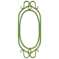 Thonet Style Bentwood Wall Mirror, circa 1960s