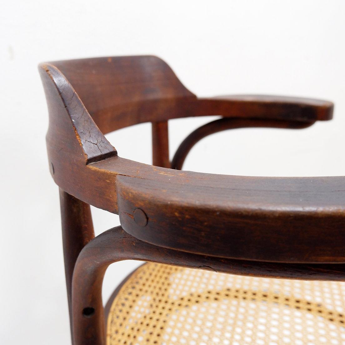 Bugholzstuhl oder Sessel im Thonet-Stil - 1950er Jahre (Art déco) im Angebot