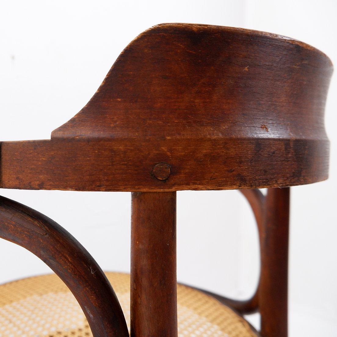 Bugholzstuhl oder Sessel im Thonet-Stil - 1950er Jahre im Angebot 3