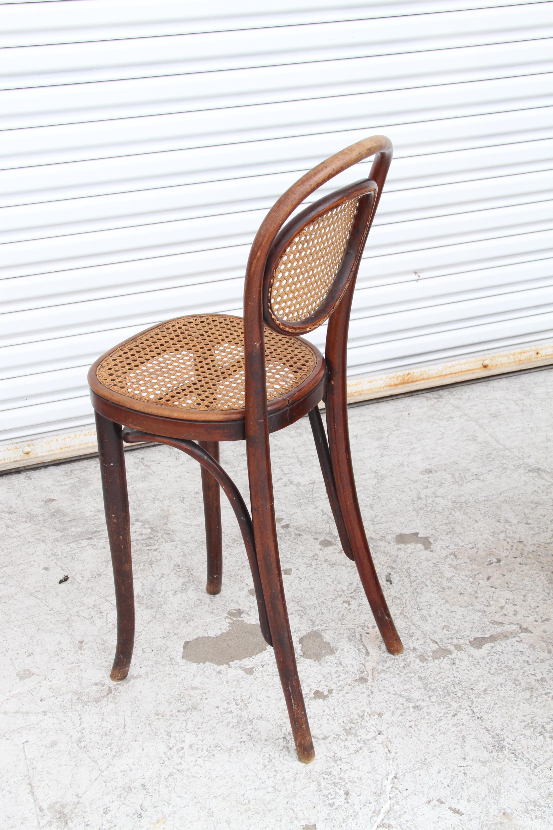 German Thonet Style Bentwood Counter Stool