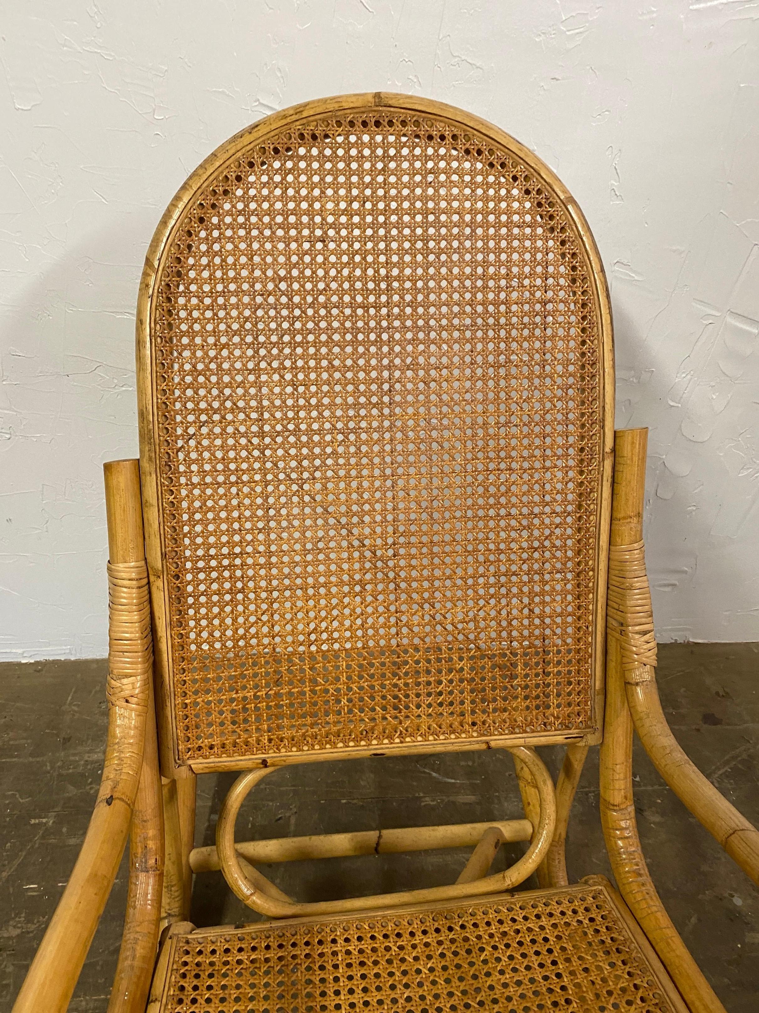 European Thonet Style Bentwood Rocking Chair