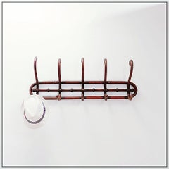 Thonet-style bentwood wall-mounted coat rack - Early 20th