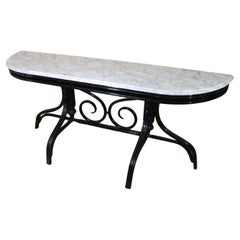 Thonet Style Curved Wooden Console