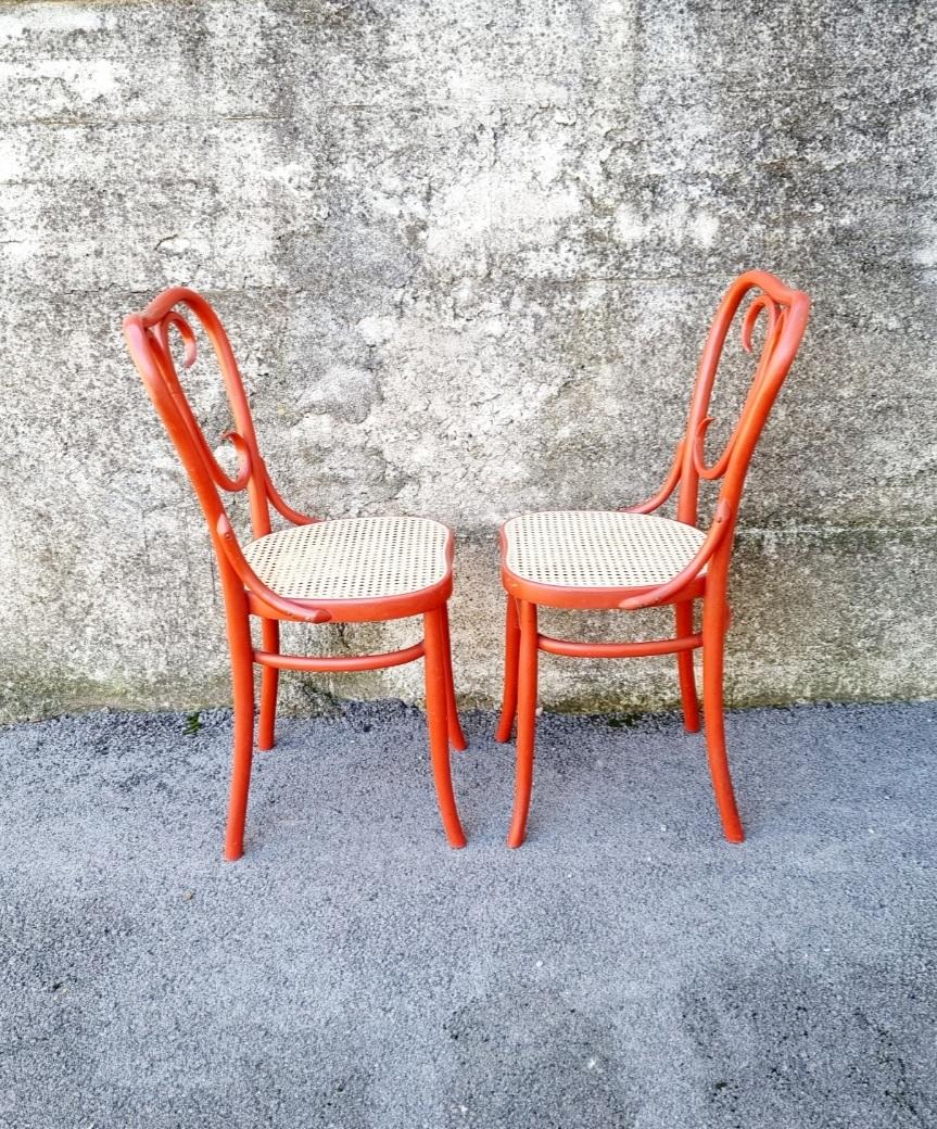 Thonet Style Dining Chair, Austria, 1930s, Pair In Excellent Condition In Lucija, SI