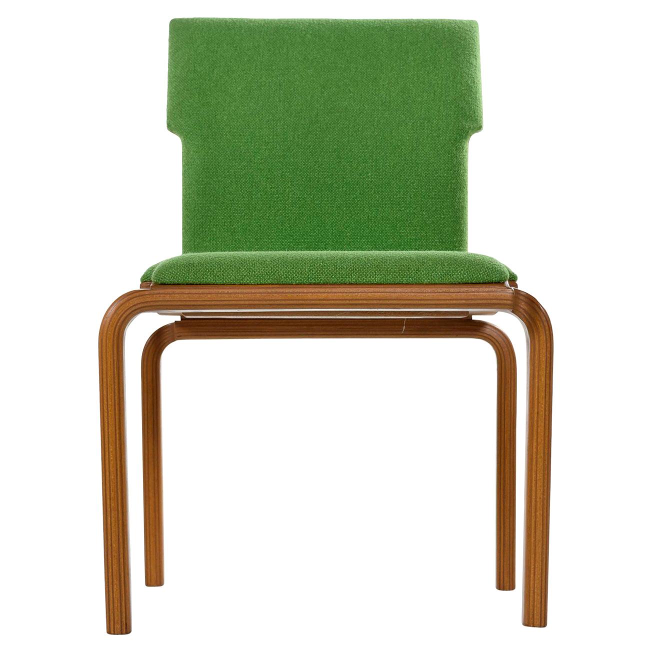 This is a set of (6) chairs. 

Stunning form and brilliant Kiwi green color make these Mid-Century Modern bentwood chairs Stand out from the crowd. Allow your eyes to flow through the sinuous body of the Bill Stephens inspired chairs. Like Bill
