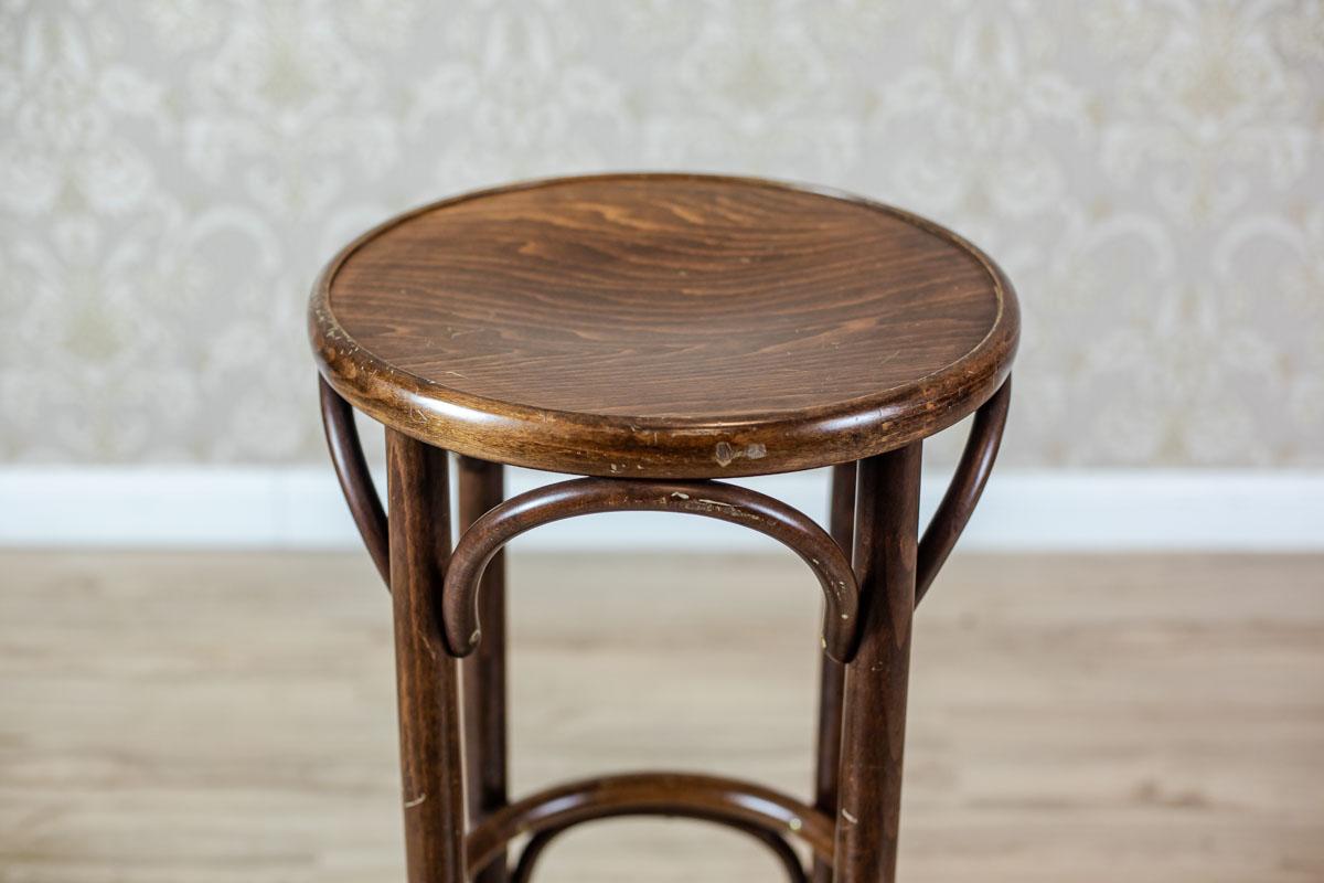 Stool Stylised Thonet-Stylized Bar Stool, circa 1980-1990 For Sale at 1stDibs