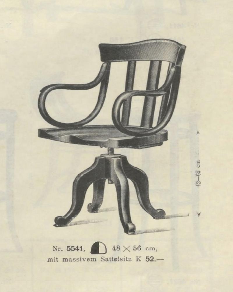 Chaise pivotante Thonet n°5541 en vente 3
