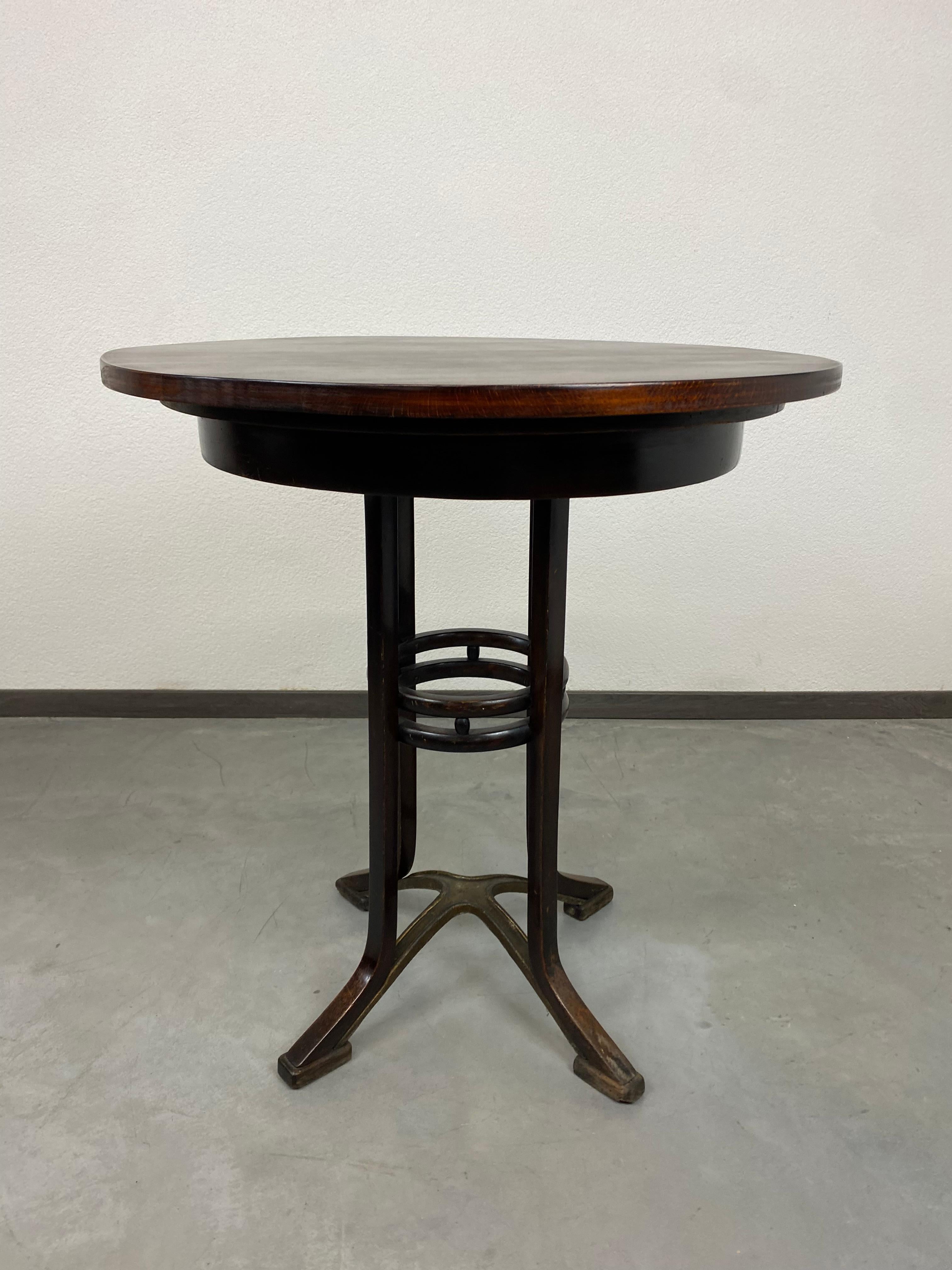 Vienna Secession Thonet Table by Josef Hoffmann For Sale