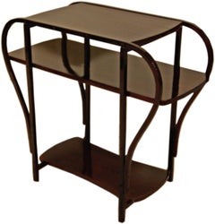 Thonet Teetisch Gustav Siegel Wien Jugendstil Mahagoni gebeizt