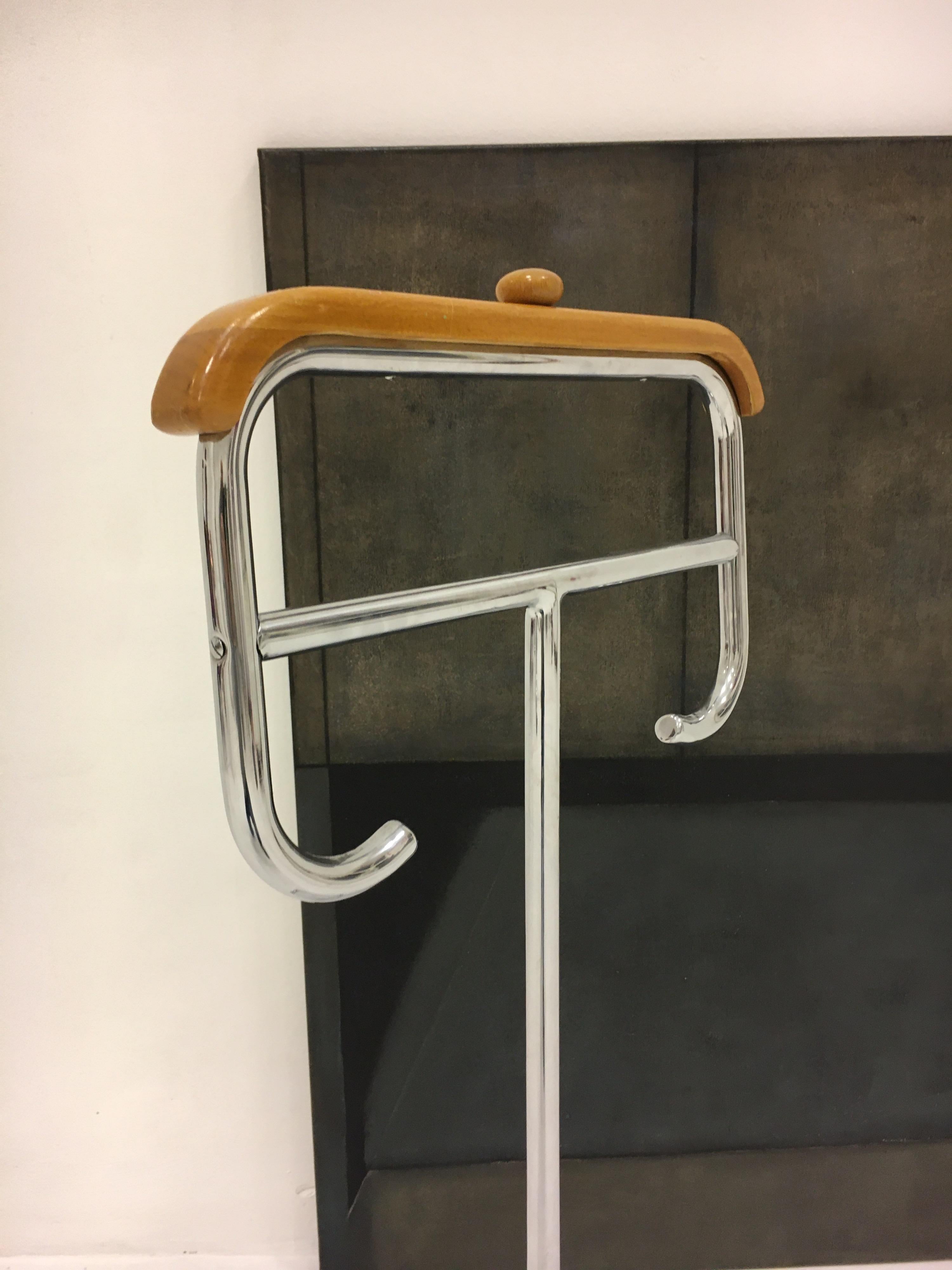 Chrome Thonet Valet Stand, Austria 1930s