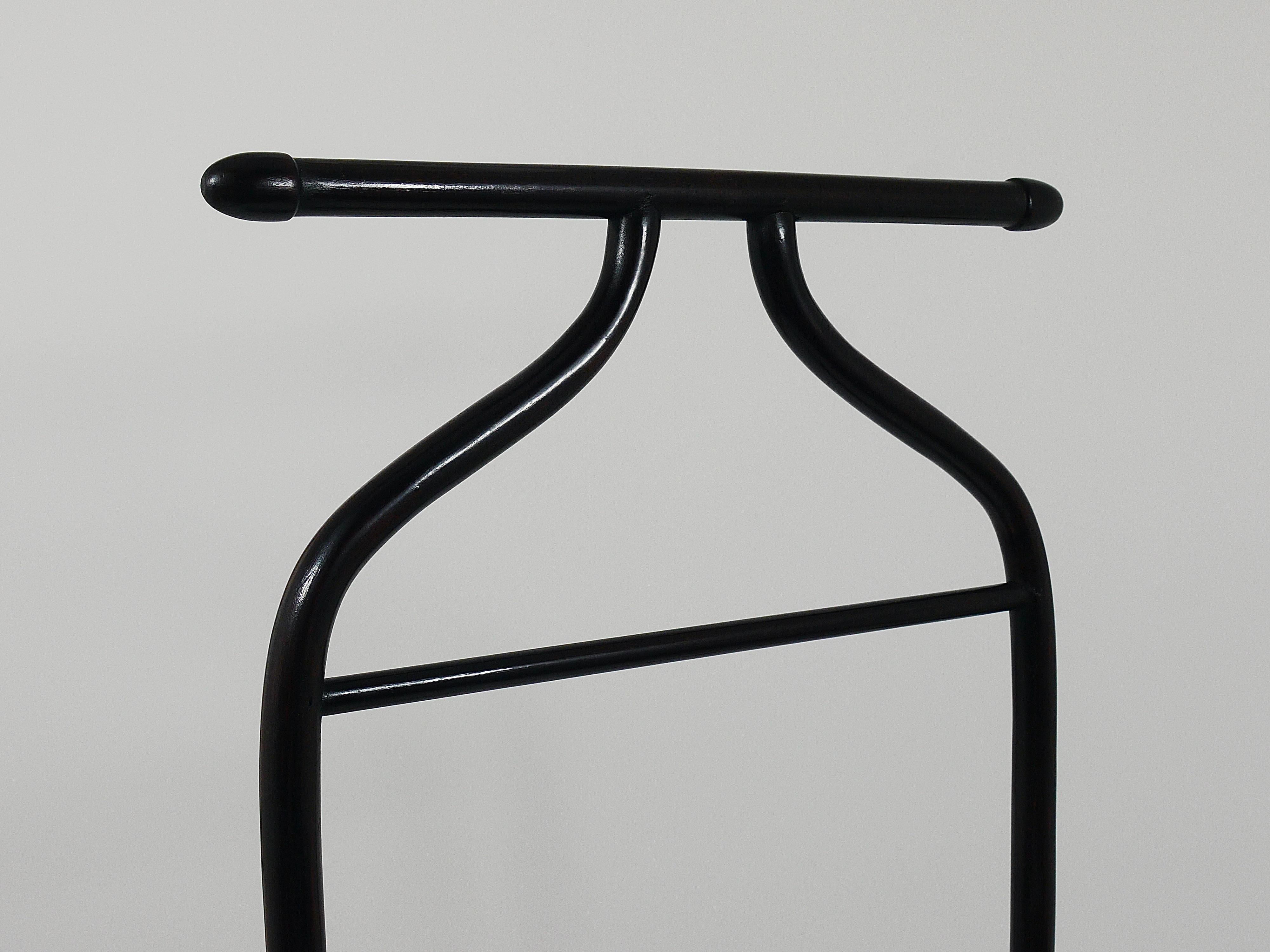 Thonet Vienna Art Deco Bentwood Clothing Valet / Dressing Stand, Austria, 1920s For Sale 6