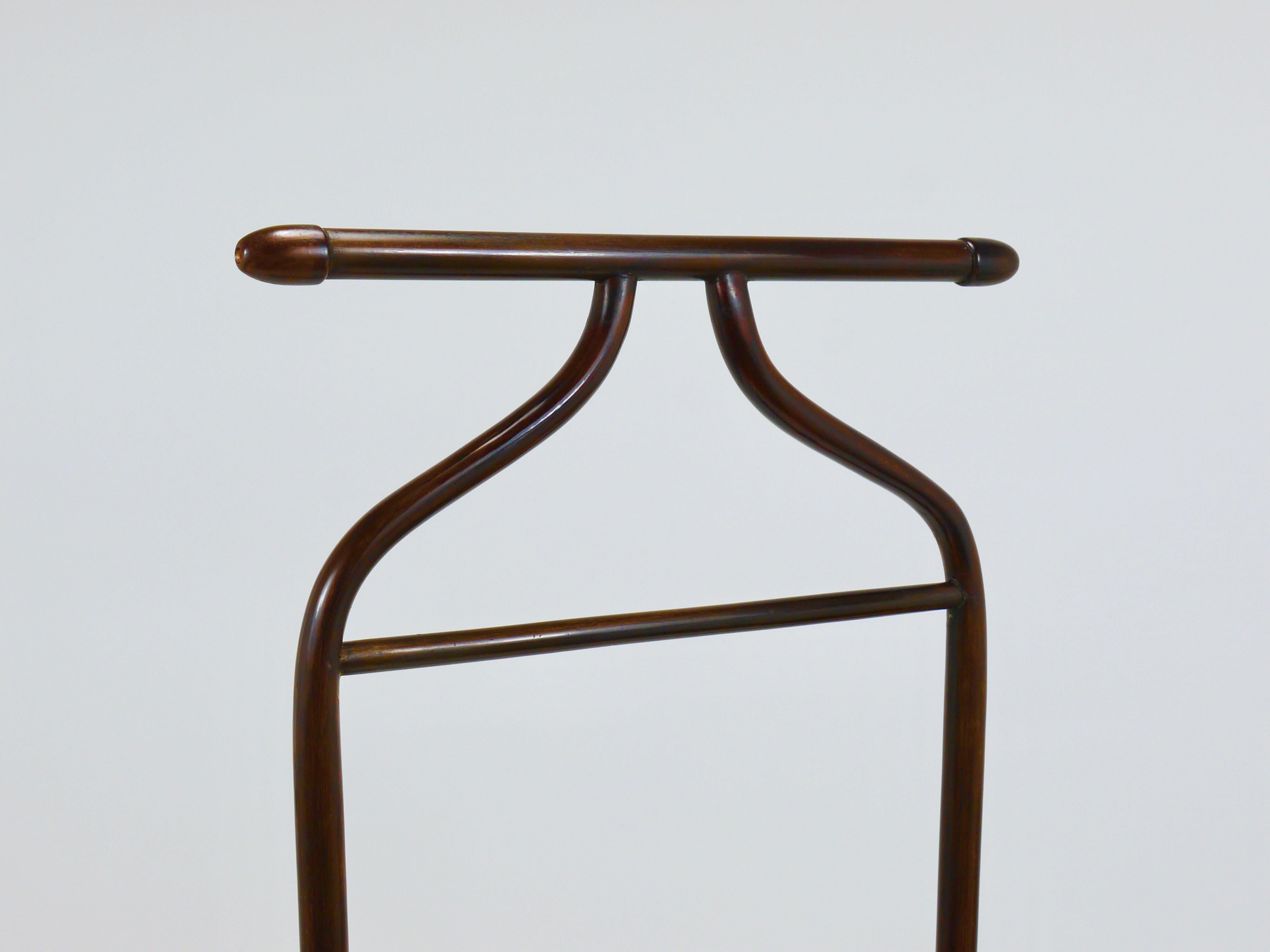 Thonet Vienna Art Deco Bentwood Clothing Valet / Dressing Stand, Austria, 1920s en venta 8