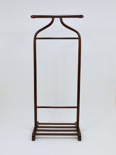 Thonet Vienna Art Deco Bentwood Clothing Valet / Dressing Stand, Austria, 1920s