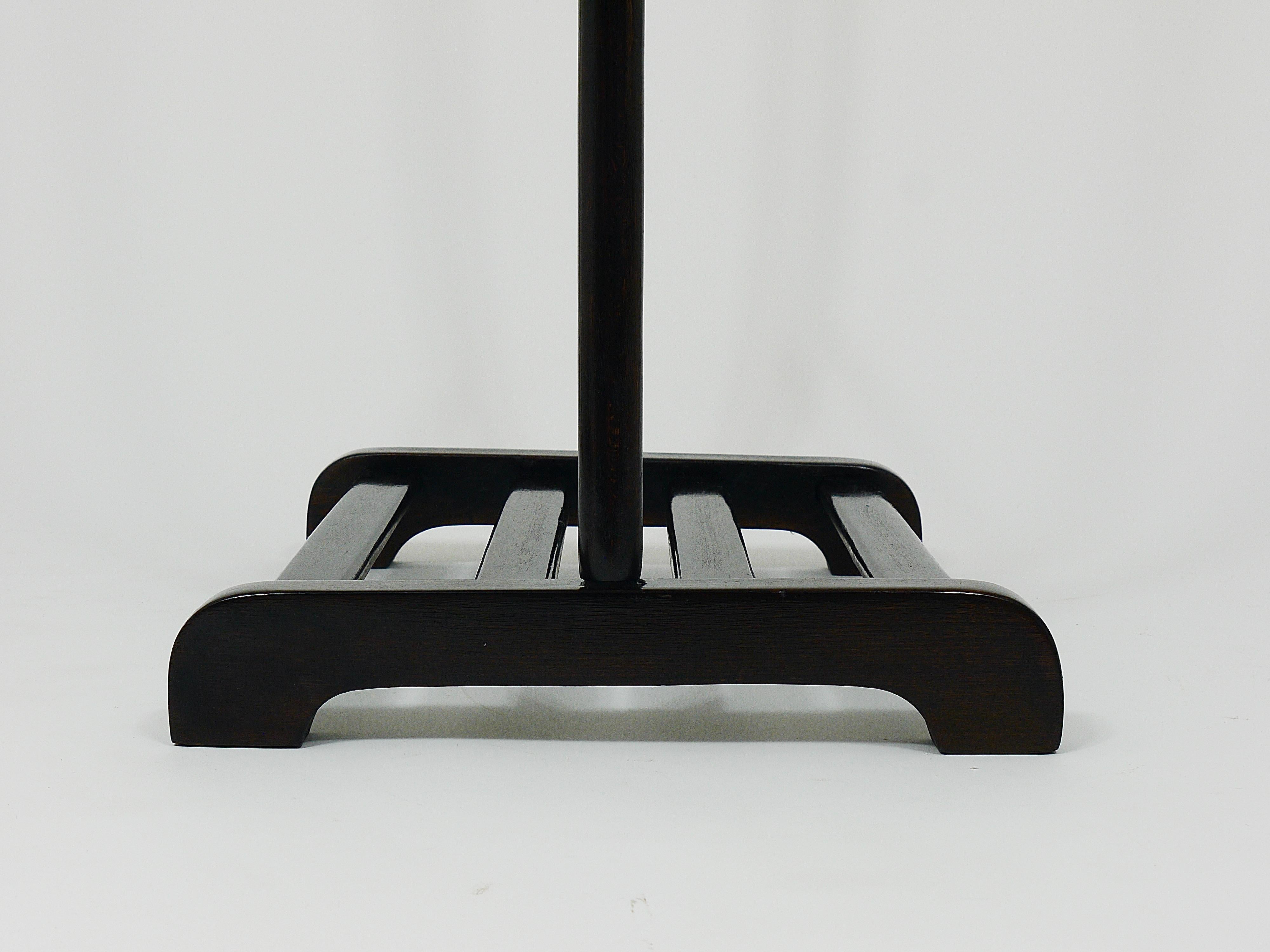 Thonet Vienna Art Deco Bentwood Clothing Valet / Dressing Stand, Austria, 1920s For Sale 3