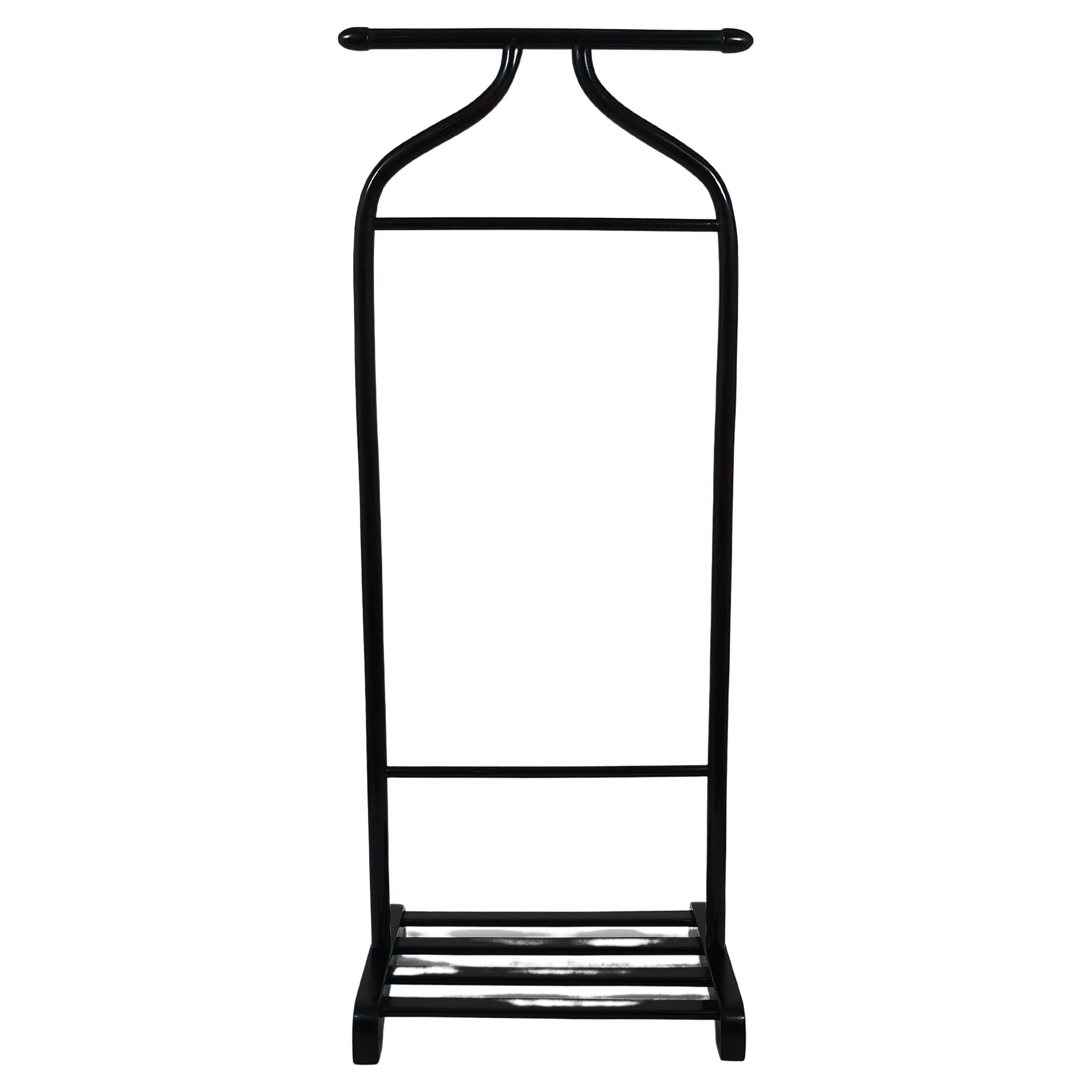 Thonet Vienna Art Deco Bentwood Clothing Valet / Dressing Stand, Austria, 1920s