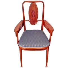 Fauteuil Thonet Vienne Art Nouveau Modèle 414 Marcel Kammerer:: vers 1905-1908