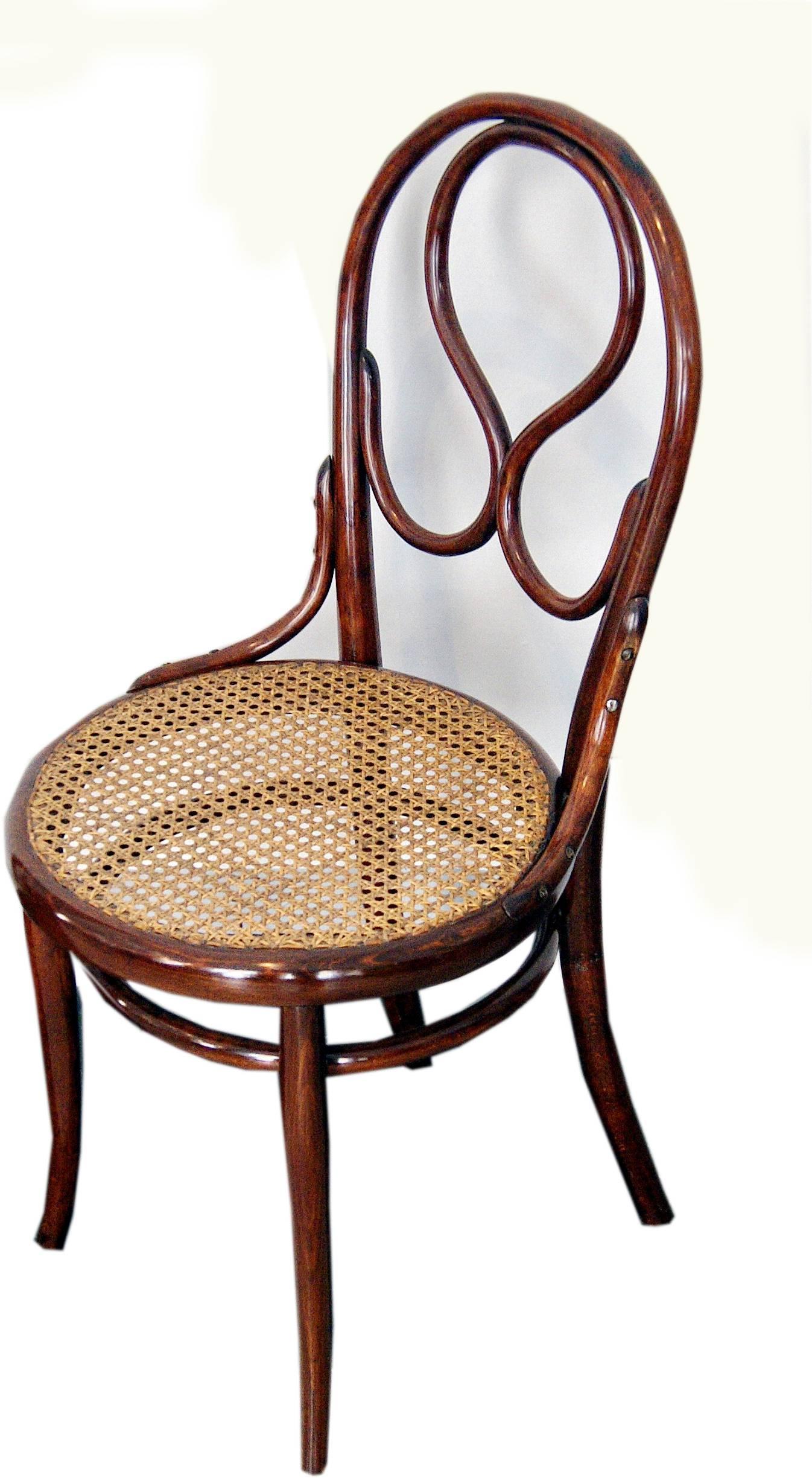 Thonet Vienna most elegant chair

Model number 20
This model was created around the year 1870 and had gone into production as from year 1871. The comfort of backrest was improved shortly before year 1878 so that backrest's construction became