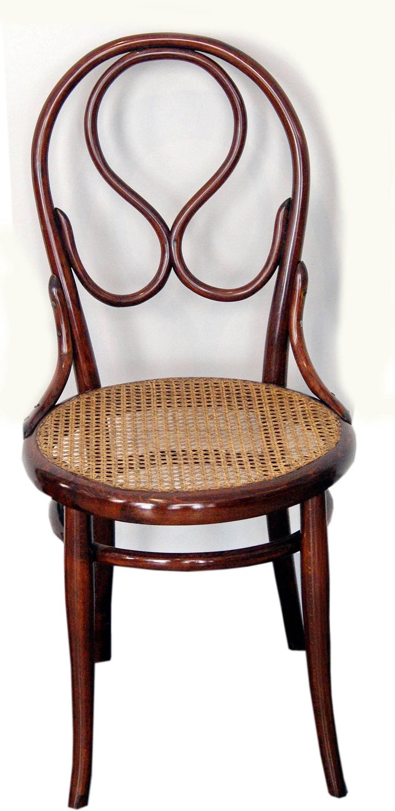 Vienna Art Nouveau Chair Model 20 Made circa 1880 at 1stDibs