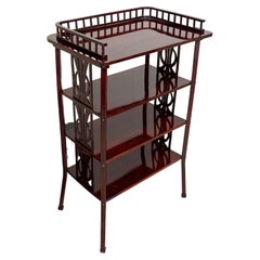 Thonet Wiener Jugendstil-Etagere Nr. 31, Bücherregal, Mahagoni gebeizt, um 1900