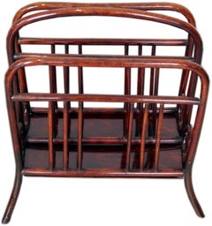 Thonet Vienna Art Nouveau Music or Newspaper Magazine Stand Model 33, 1904-1906