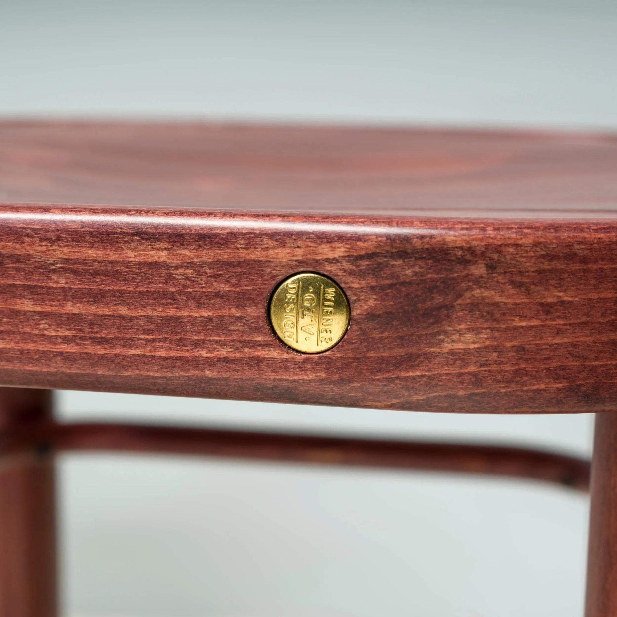 Austrian Thonet Vienna Walnut 144 Barhocker Stools, Set of 9 For Sale