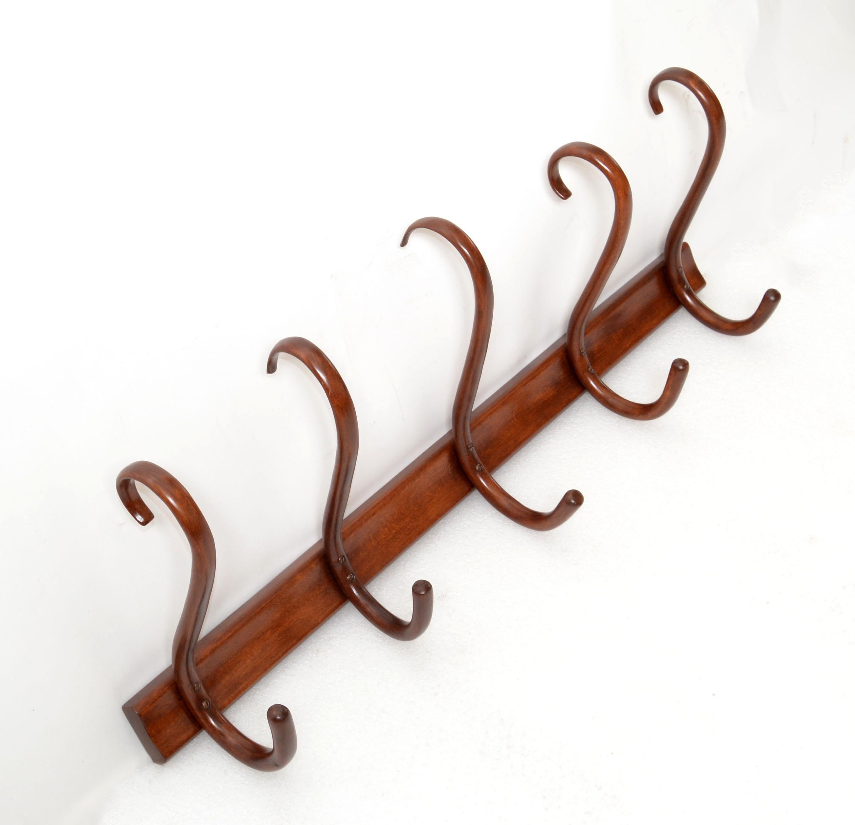 bentwood coat rack wall