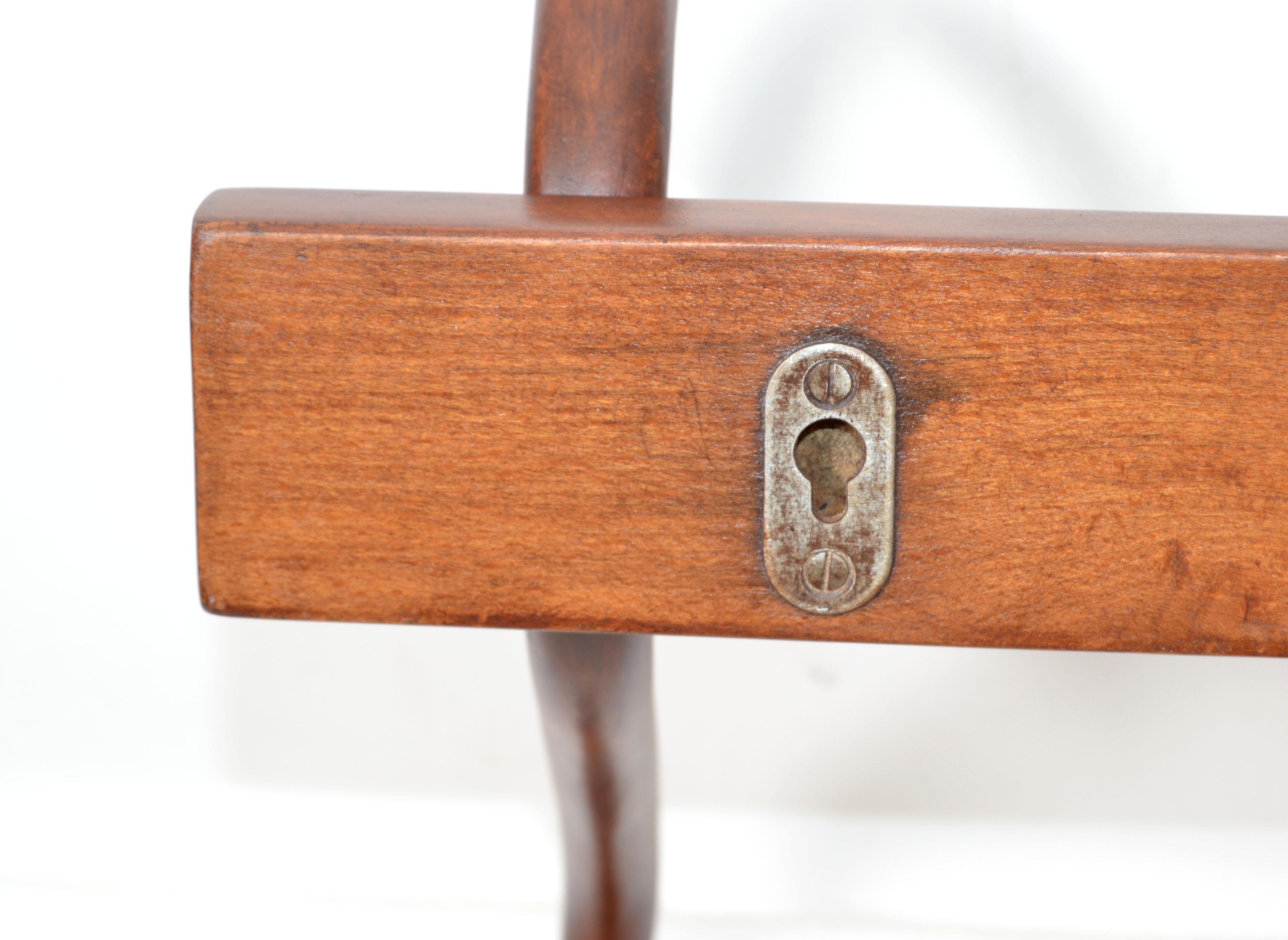 Thonet Vintage Bentwood Wall Mounting Coat, Hat Rack, Wardrobe Hook Austria 1