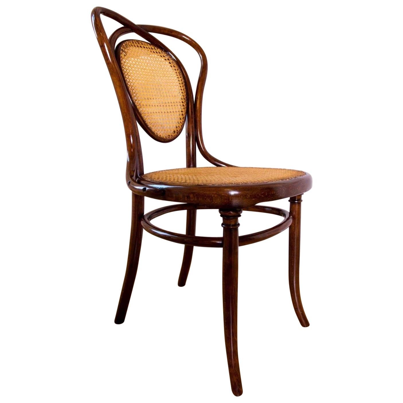 Thonet Wien Art Nouveau chair, 19th century  For Sale
