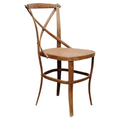 Thonet Wood and Rattan Chair Number 91 by August Thonet, circa 1920