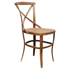 Thonet Wood and Rattan Chair Number 91 by August Thonet, circa 1920