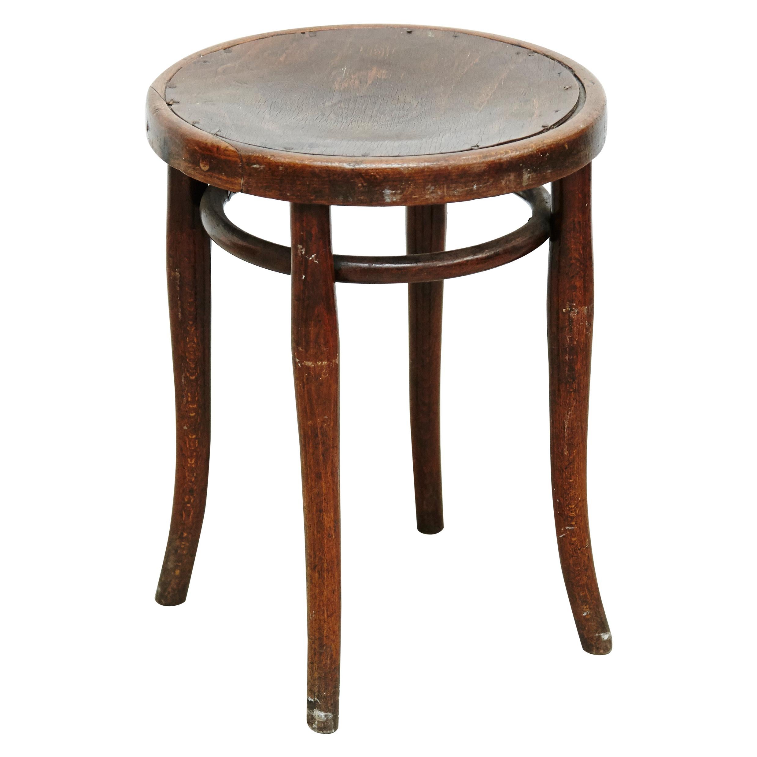 Thonet Wood Stool