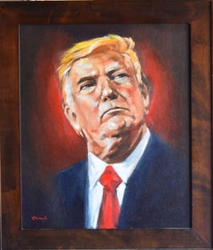 President, Peinture, Huile sur Toile