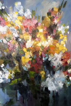 Springtime, Gemälde, Öl auf Leinwand