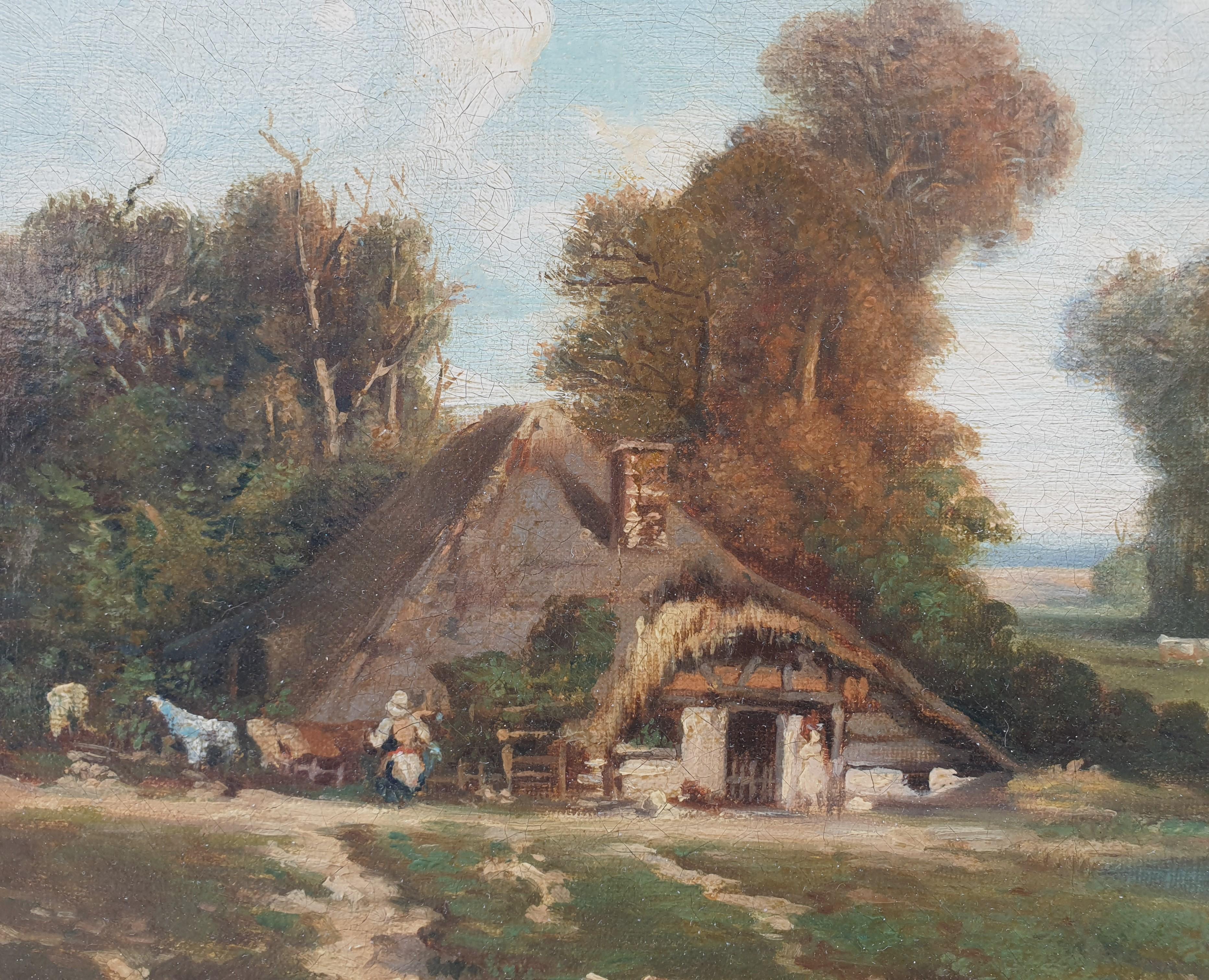 Théophile Clément BLANCHARD - Landscape in Normandy  For Sale 2