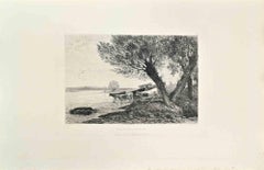 Passage de la Ternoise - Gravure de Théophile-Narcisse Chauvel - Fin du XIXe siècle