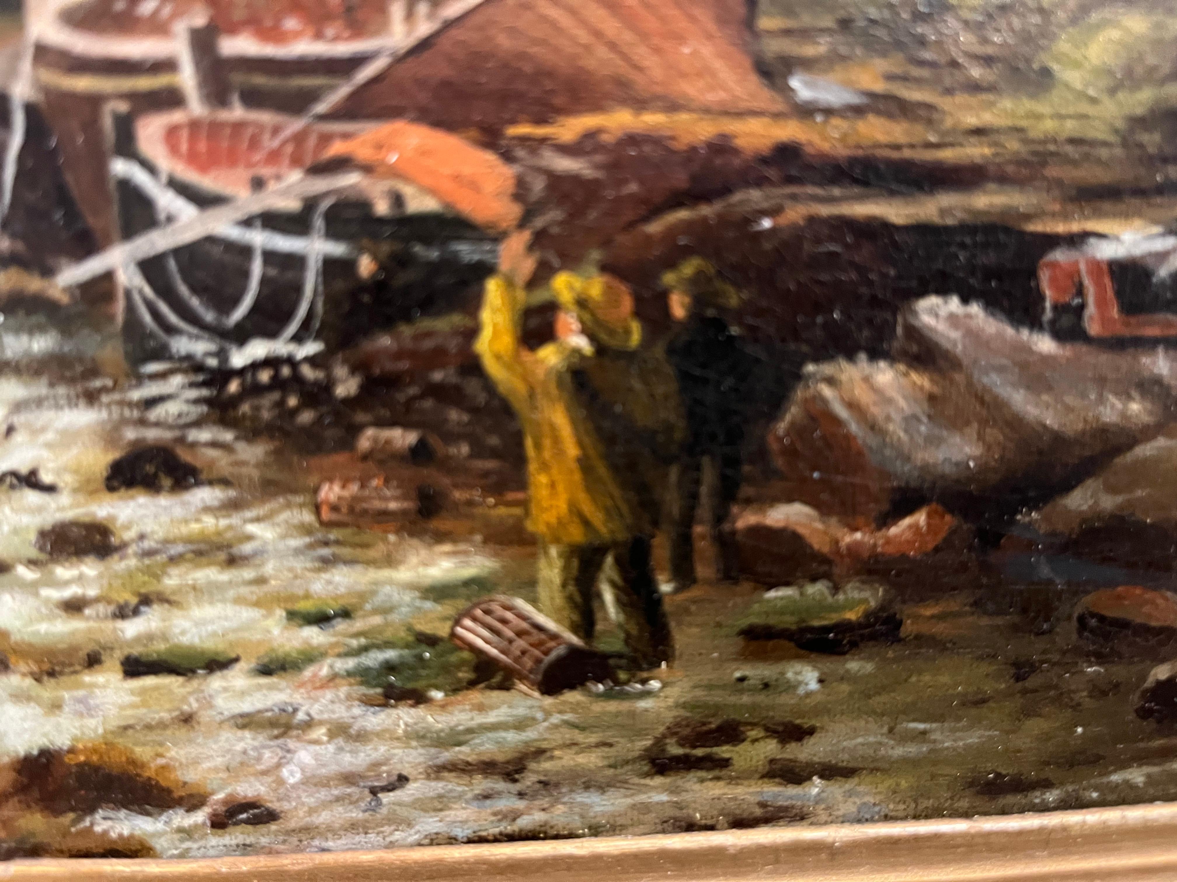 OLD MASTER STYLE OIL PAINTING High Quality 19th CENTURY Gold Gilt Frame For Sale 6