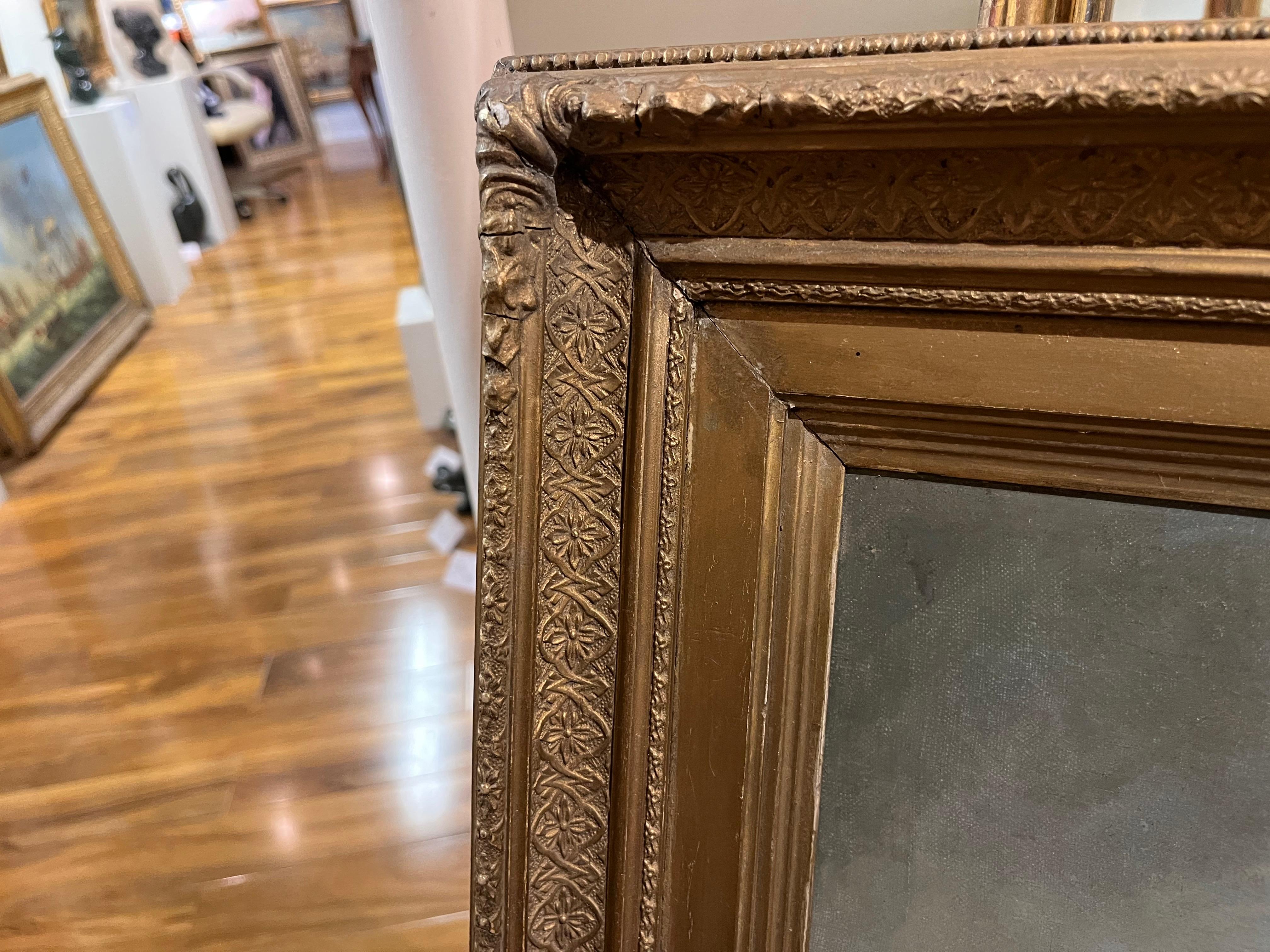 OLD MASTER STYLE OIL PAINTING High Quality 19th CENTURY Gold Gilt Frame For Sale 1