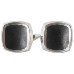 Thor Selzer Sterling Silver Danish Modernist Cufflinks