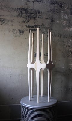 Thorax, Hand-Carved and Bleached Maple