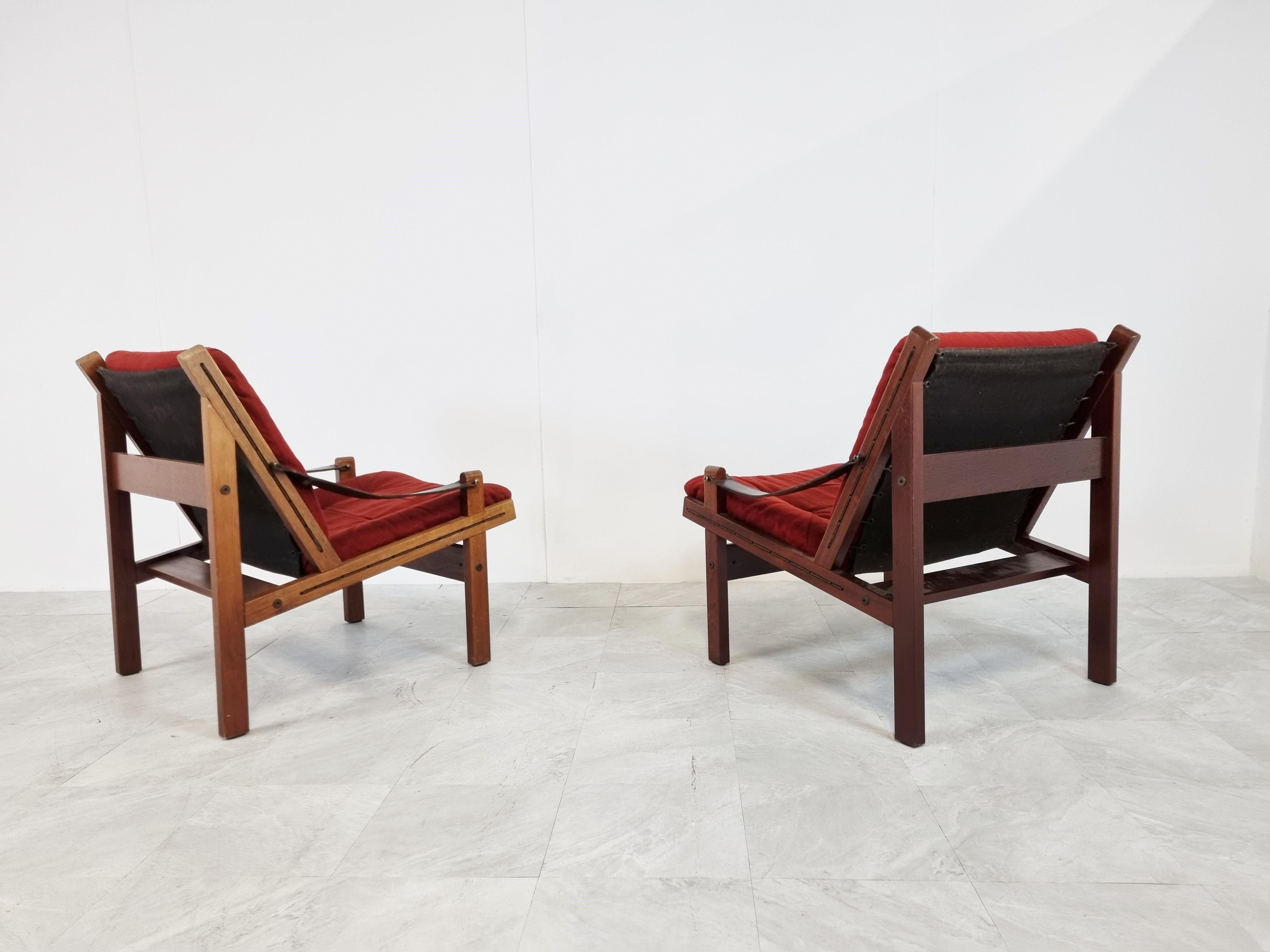 Thorbjorn Afdal Pair of Hunter Chairs, 1960s 2